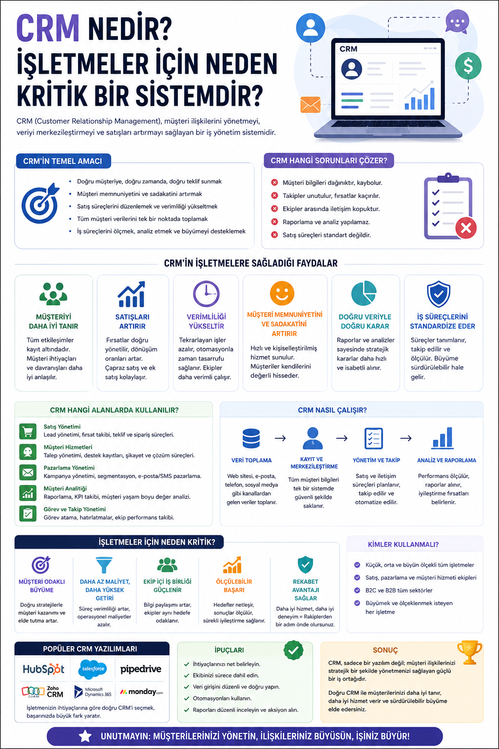 CRM Nedir? İşletmeler İ&ccedil;in Neden Kritik Bir Sistemdir?