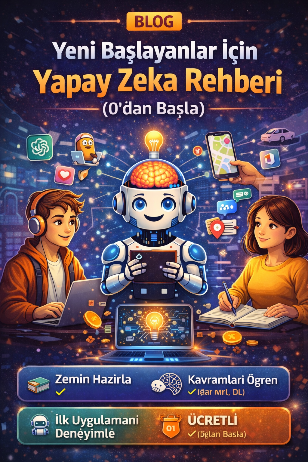 Yeni Başlayanlar İ&ccedil;in Yapay Zeka Rehberi