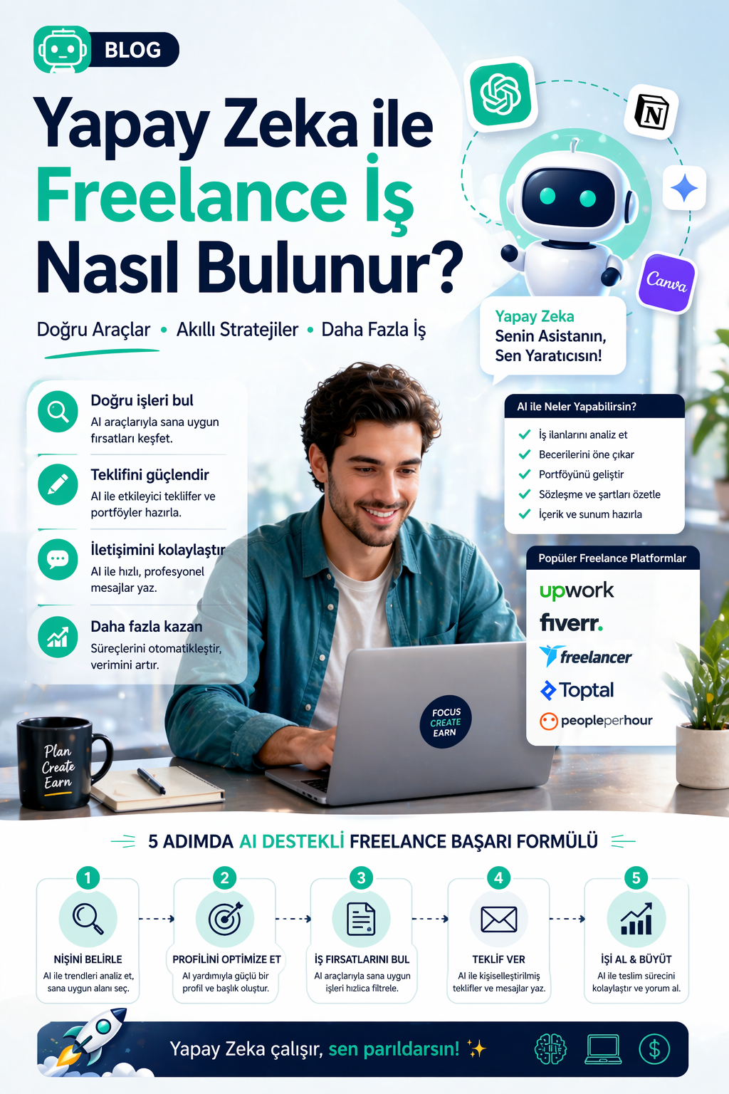Yapay Zeka ile Freelance İş Nasıl Bulunur?