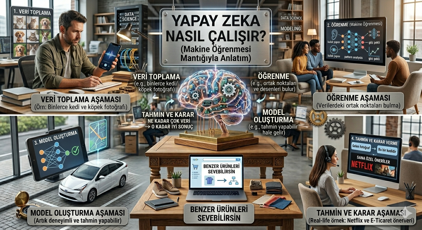 Yapay Zeka Nedir? 2026 İ&ccedil;in Basit ve Ger&ccedil;ek Hayat &Ouml;rnekleriyle Kapsamlı Rehber