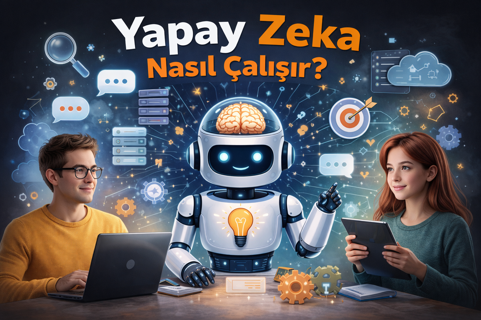 Yapay Zeka Nasıl &Ccedil;alışır? (Makine &Ouml;ğrenmesi Mantığıyla Anlatım)