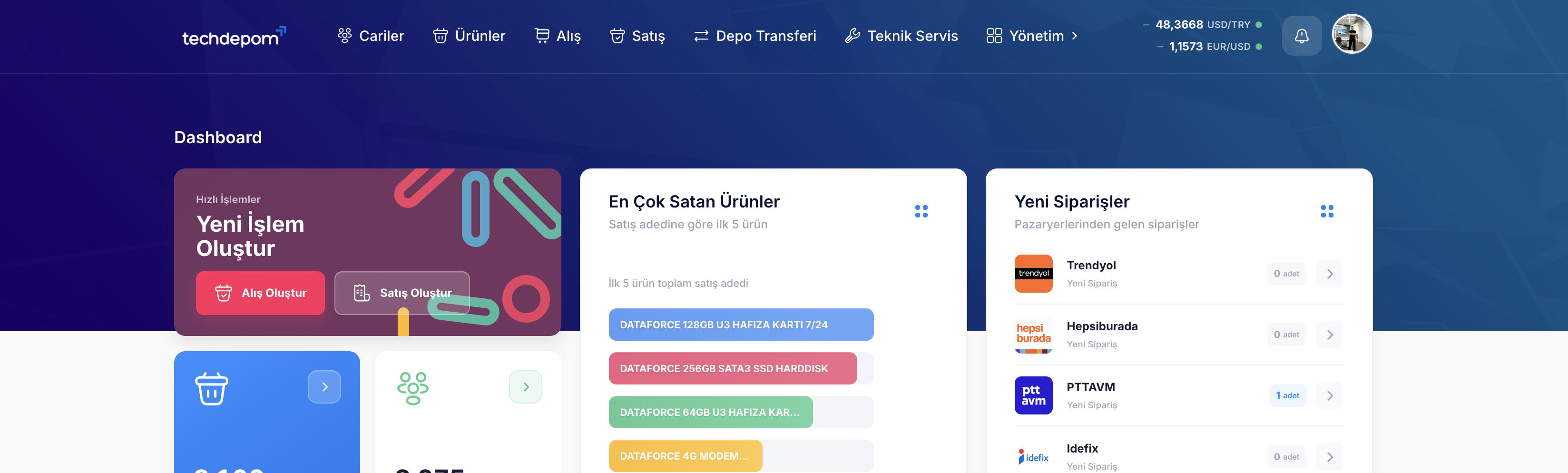 Sinerji Toptan CRM/ERP Yazılım Sistemi